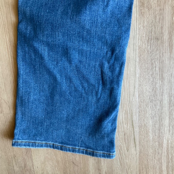 NWT Anthropologie Frame Le Mini Boot Jeans mid wash denim jeans flare plus sz 33 - Picture 12 of 14